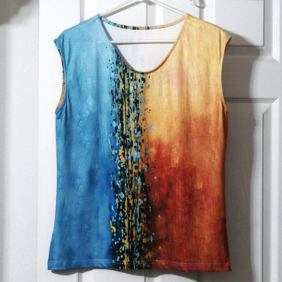 Women's Large Casual Stretch Tank Top ~ New Without Tags - Picture 1 of 5